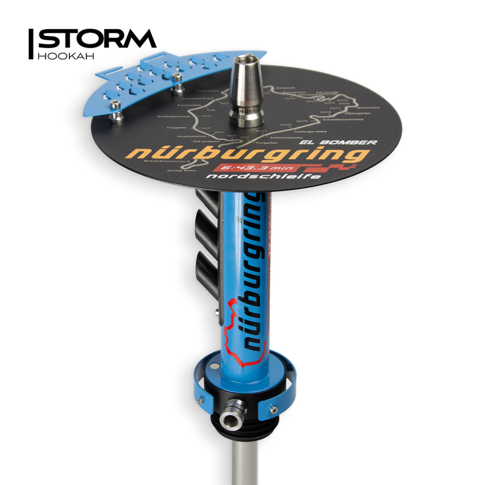 Кальян Storm Bomber Nurburgring Blue — купить в Stormhookah